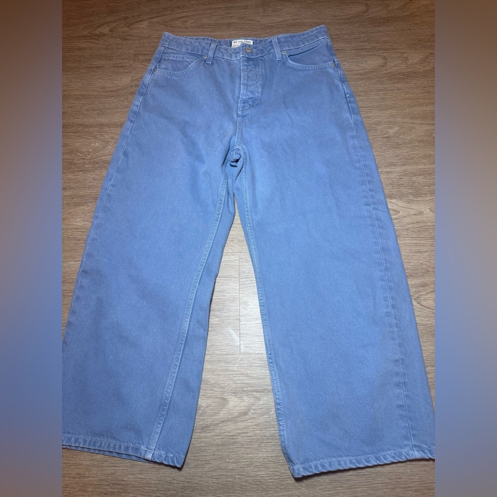 We The Free Free people deep trance wide leg ankle jeans size 28